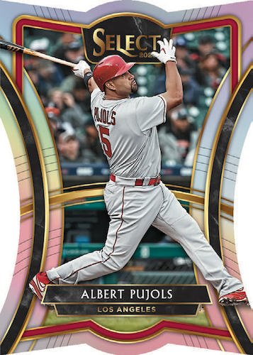 2020-Panini-Select-Baseball-Checklist-Base-Diamond-Level-Holo-Die-Cut-Pujols