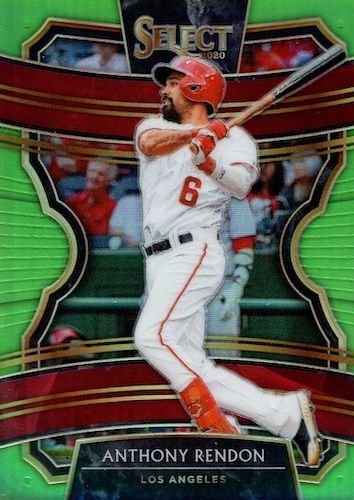 2020-Panini-Select-Baseball-Hobby-Box-Base-Premier-Green-Prizm-Anthony-Rendon