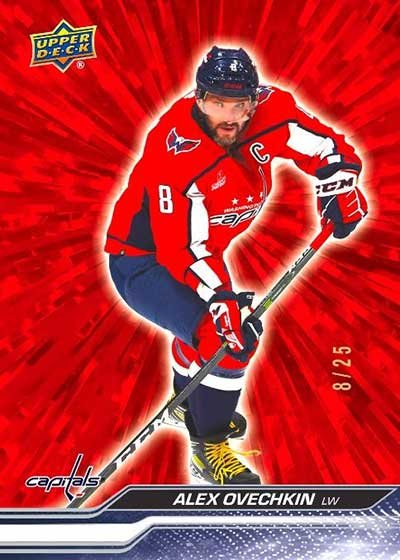 2023-24 UD Series 2 Checklist Base Outburst Red Alex Ovechkin