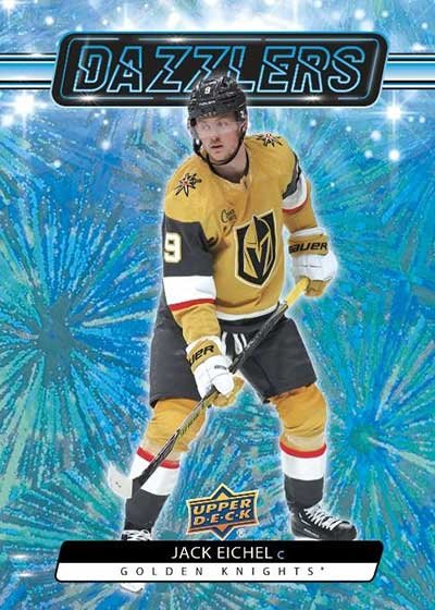 2023-24 UD Series 2 Checklist Dazzlers Blue Jack Eichel