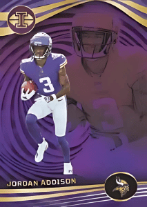 2023-Panini-Illusions-NFL-Football-Cards-Base-Trophy-Purple-Jordan-Addison