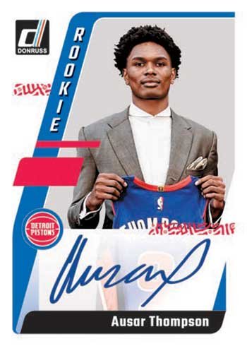 2023-24 Donruss Basketball Checklist Next Day Autographs Ausar Thompson