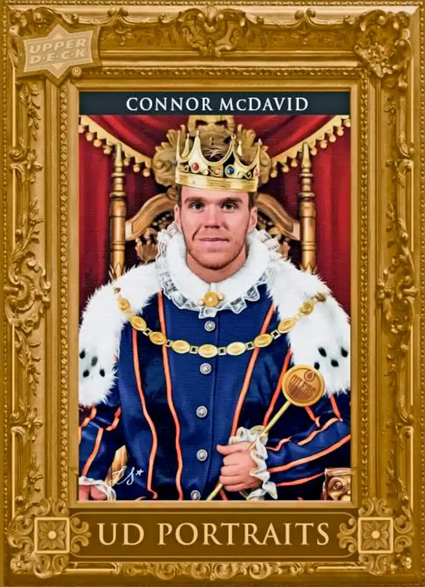 2023-24 Upper Deck Series 1 hockey UD Portraits Connor McDavid