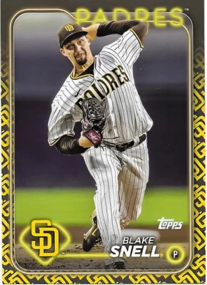 2024 Topps Series 2 Checklist Team Color Border Variation Blake Snell Padres SP